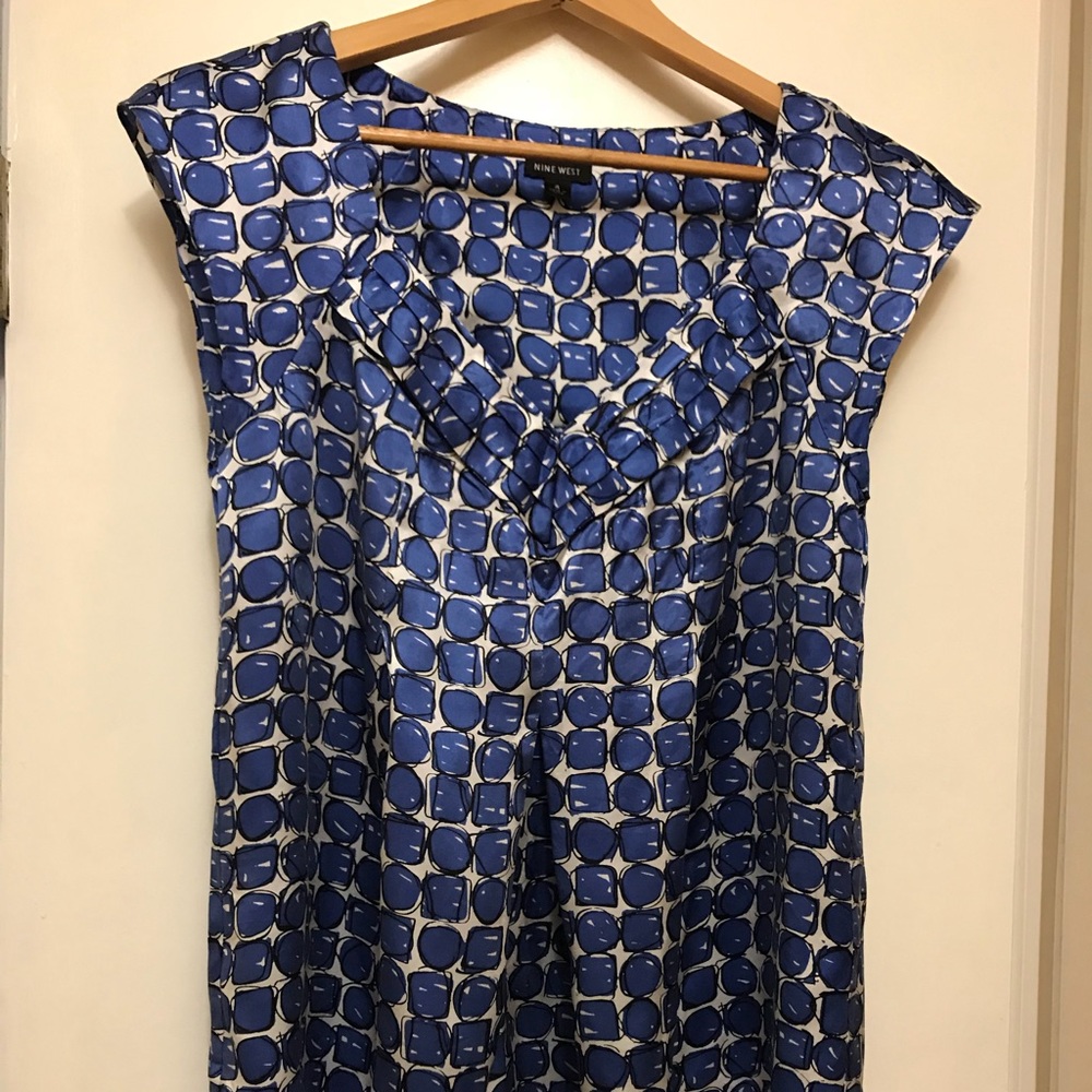 Nine West 100% silk top